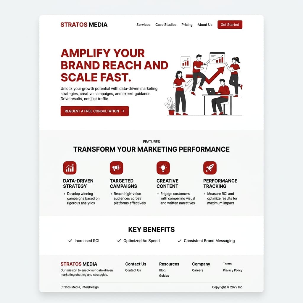 لاندنج يقنع العميل بالفعل